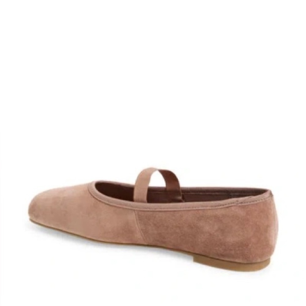 Tan Suede Ballet Flats - Picture 2 of 4
